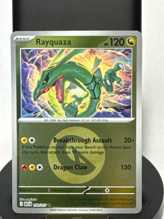 Rayquaza #153/217 (Energy Symbol Pattern) Ascended Heroes
