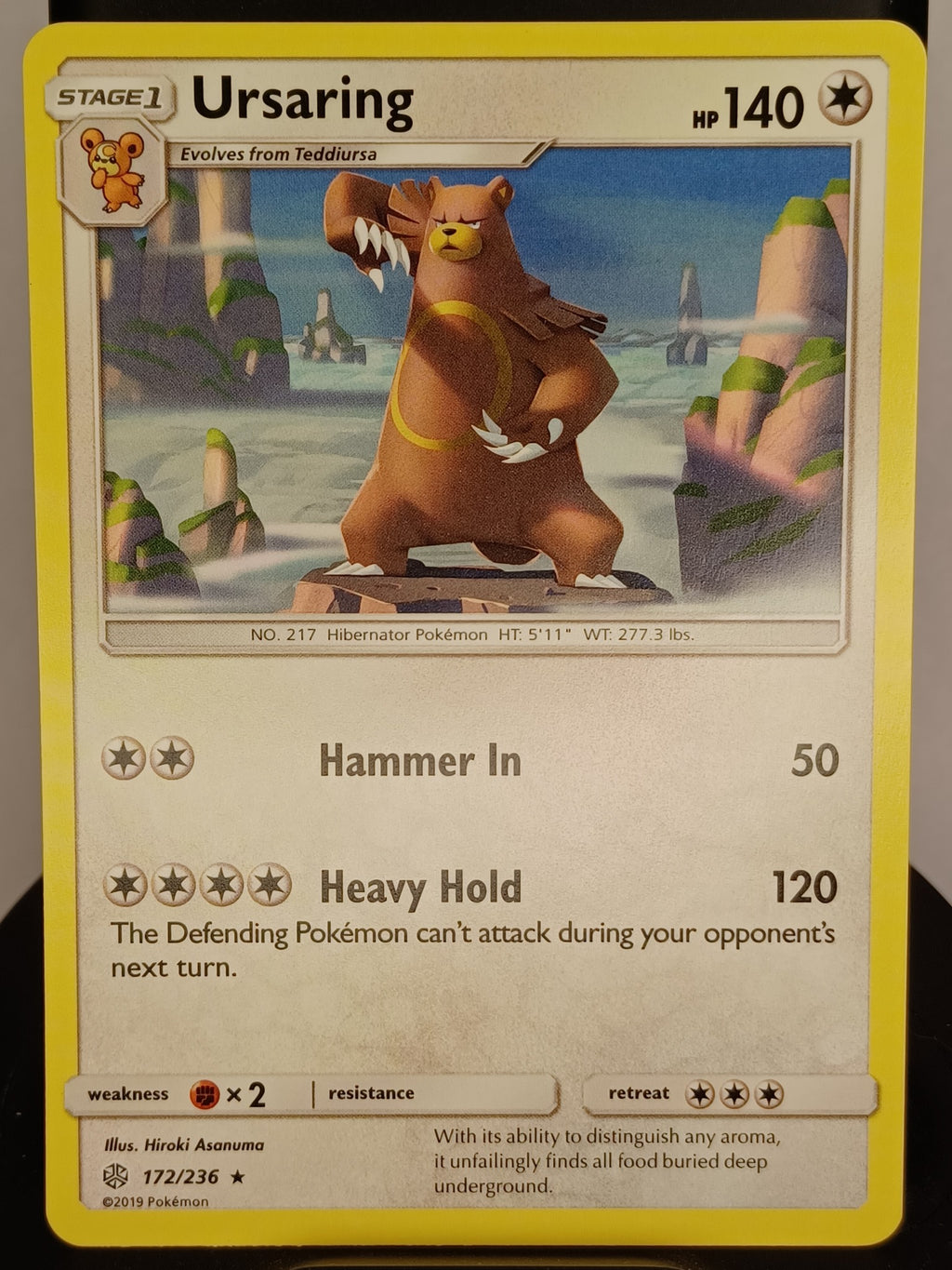 Ursaring #172/236 SM - Cosmic Eclipse