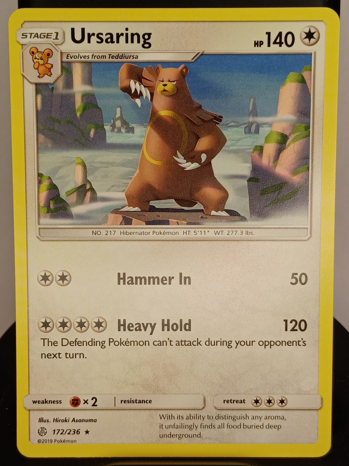 Ursaring #172/236 SM - Cosmic Eclipse