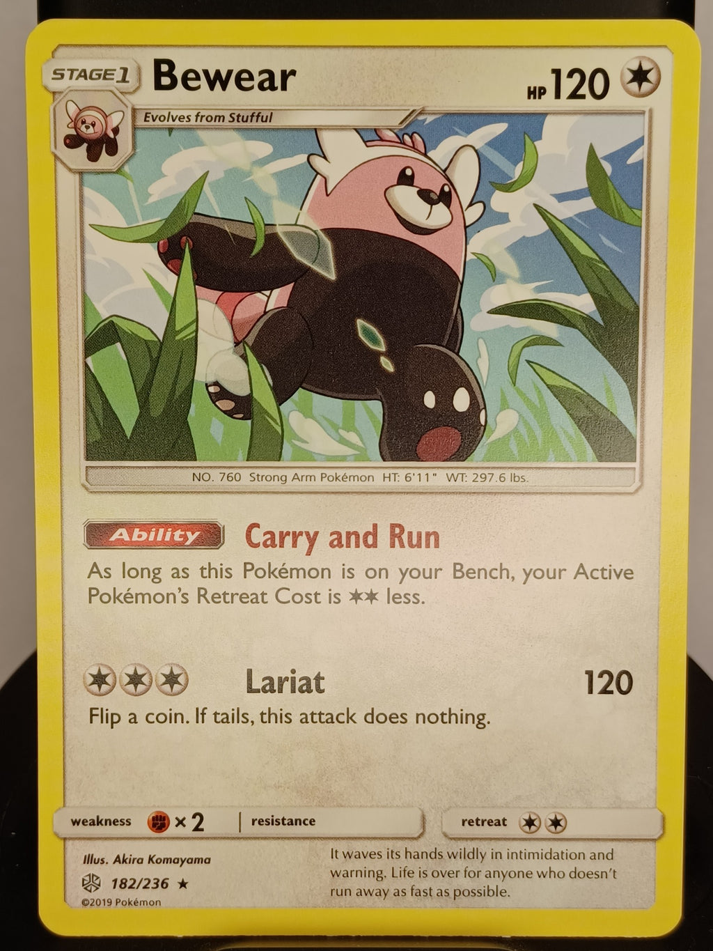 Bewear #182/236 SM - Cosmic Eclipse