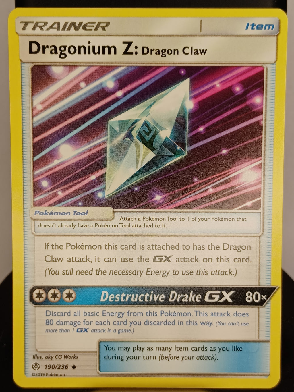 Dragonium Z: Dragon Claw #190/236 SM - Cosmic Eclipse