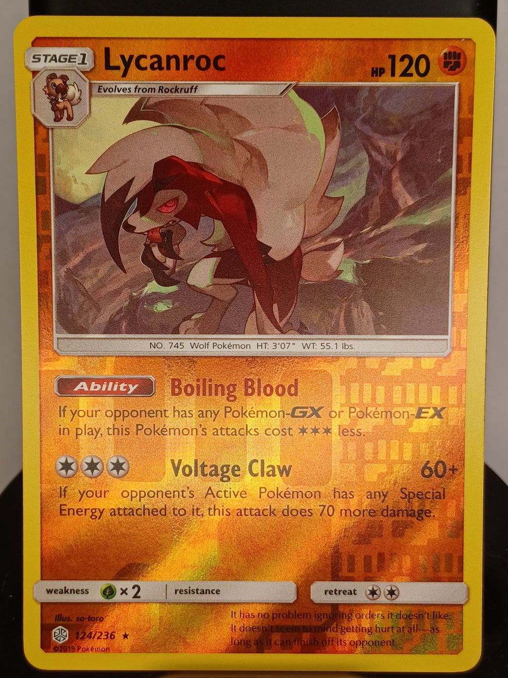 Lycanroc #124/236 SM - Cosmic Eclipse