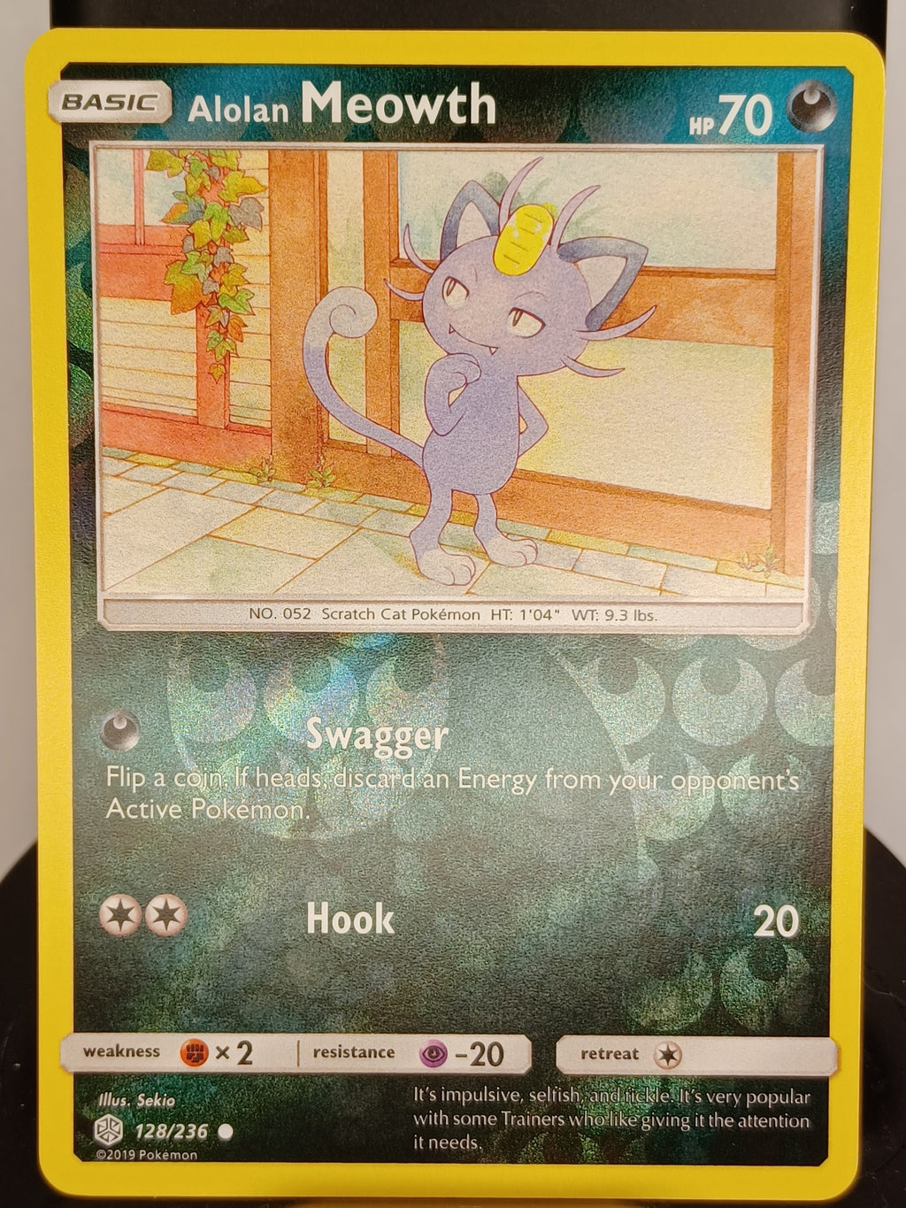 Alolan Meowth #128/236 SM - Cosmic Eclipse