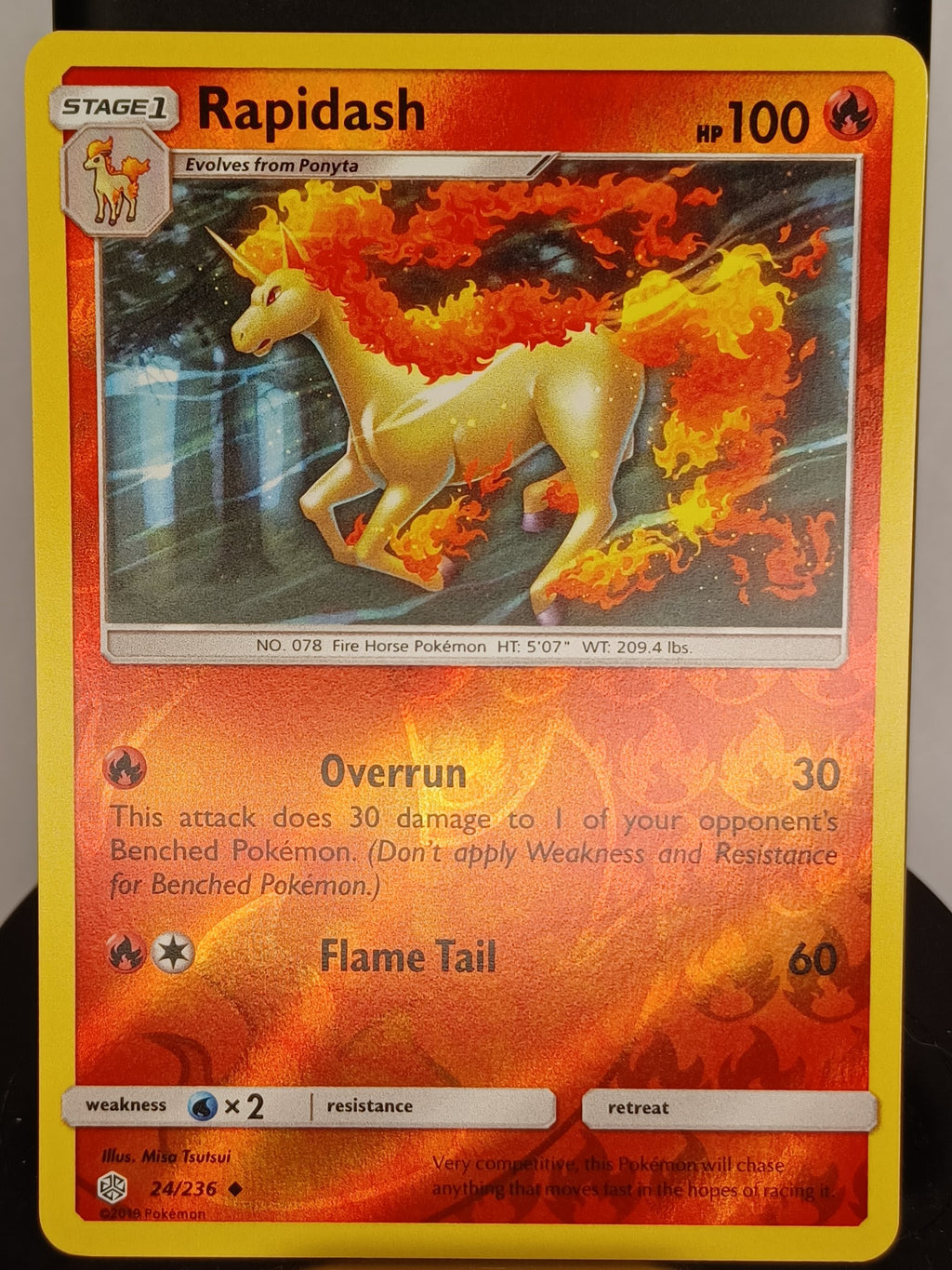 Rapidash #24/236 SM - Cosmic Eclipse