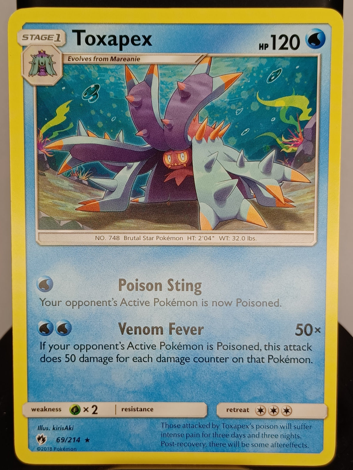 Toxapex #69/214 SM - Lost Thunder