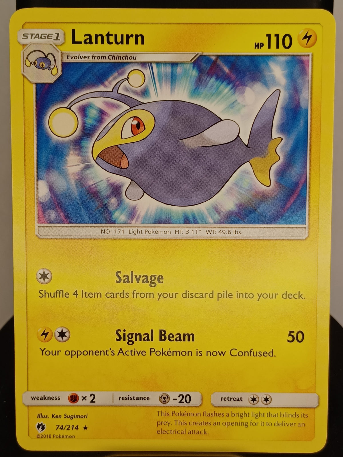 Lanturn #74/214 SM - Lost Thunder