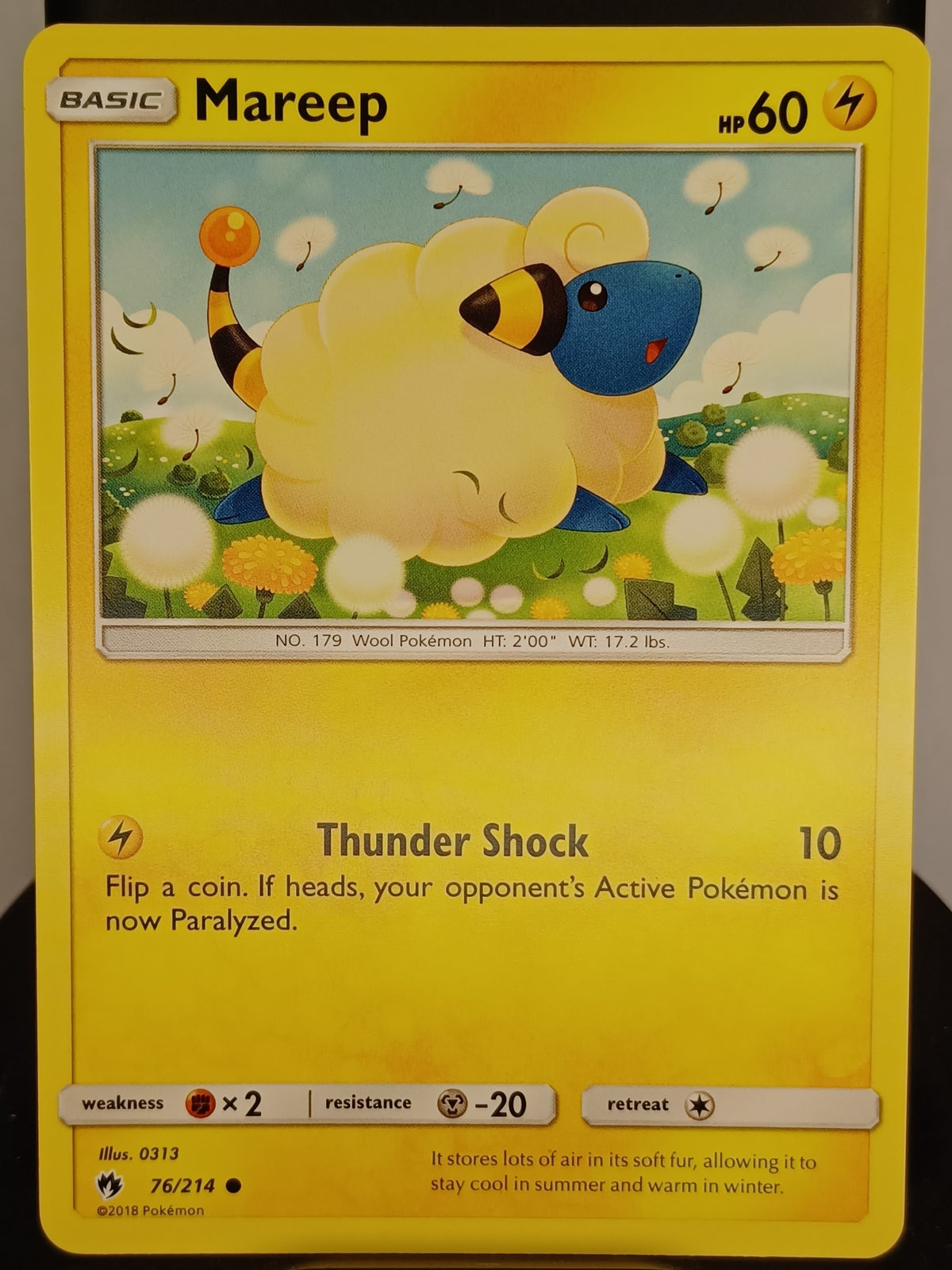 Mareep (76) #76/214 SM - Lost Thunder