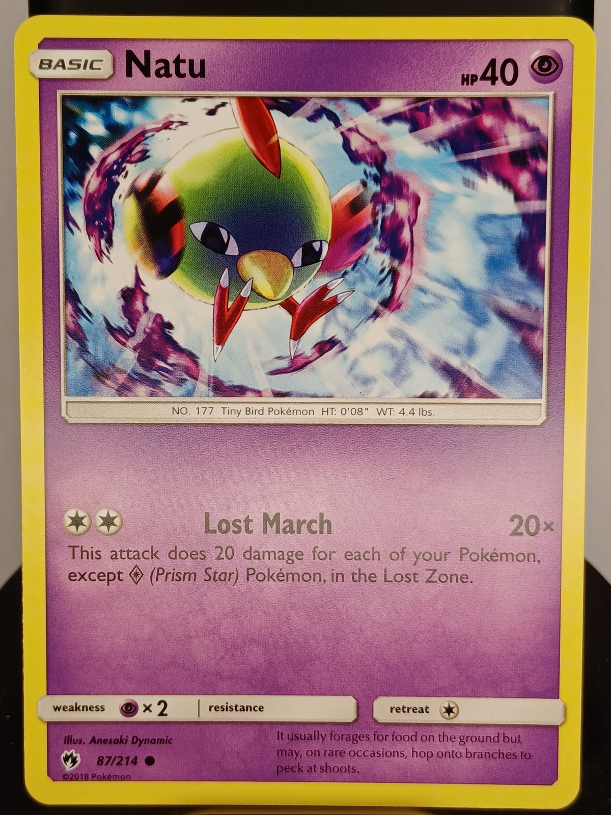 Natu #87/214 SM - Lost Thunder