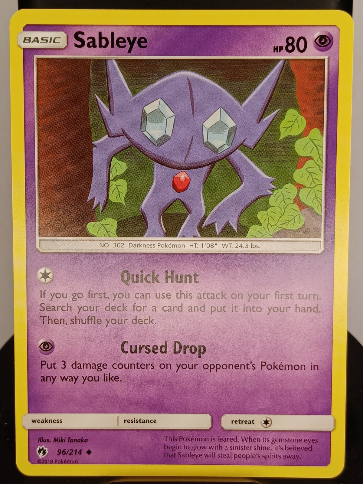 Sableye #96/214 SM - Lost Thunder