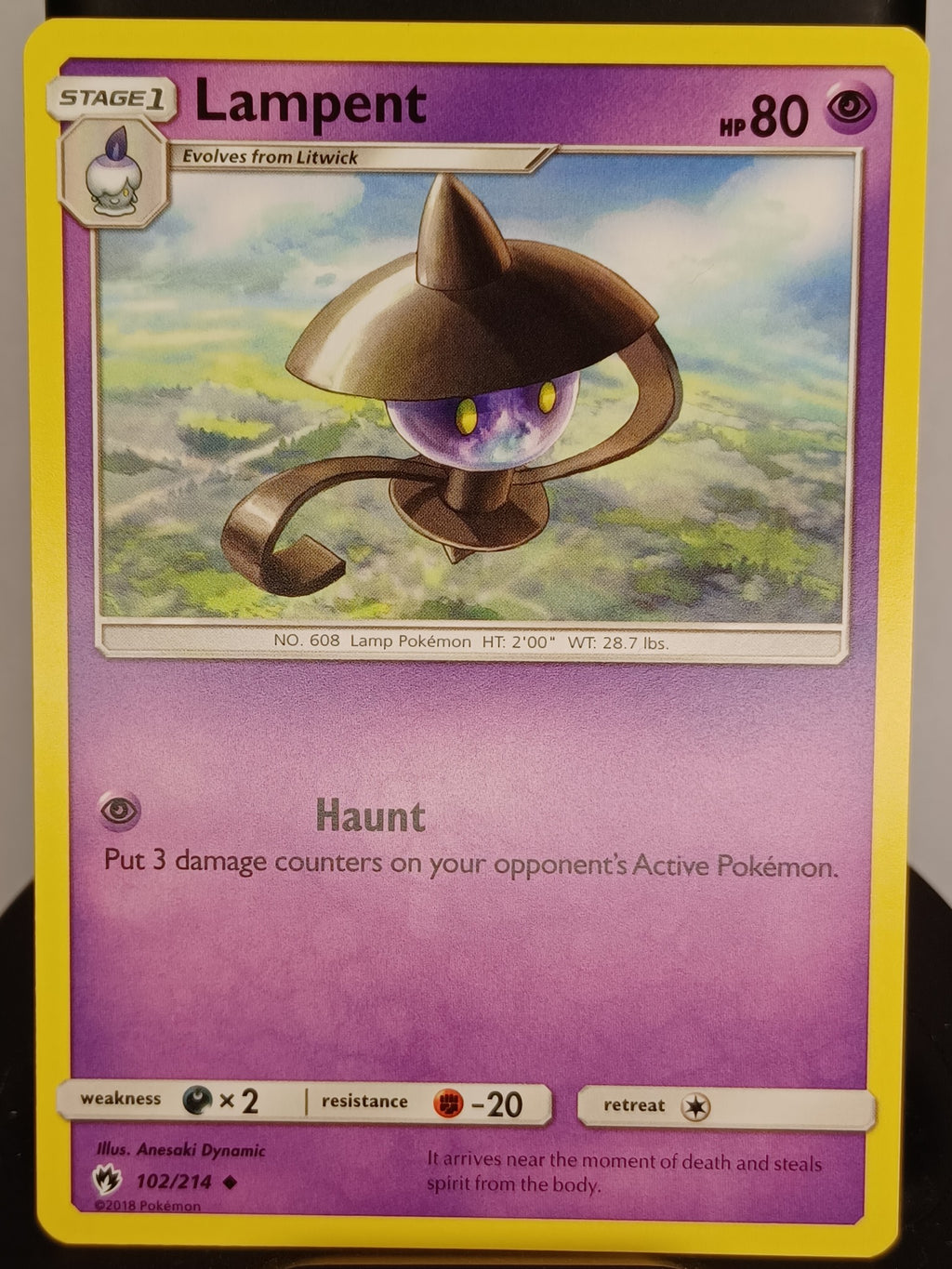 Lampent #102/214 SM - Lost Thunder