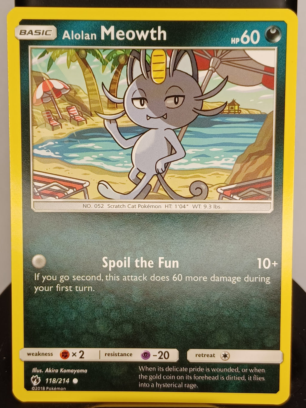 Alolan Meowth #118/214 SM - Lost Thunder
