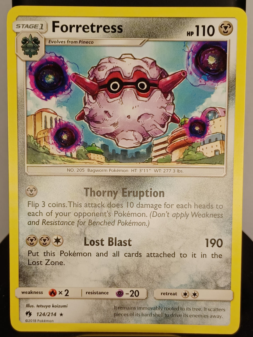 Forretress #124/214 SM - Lost Thunder