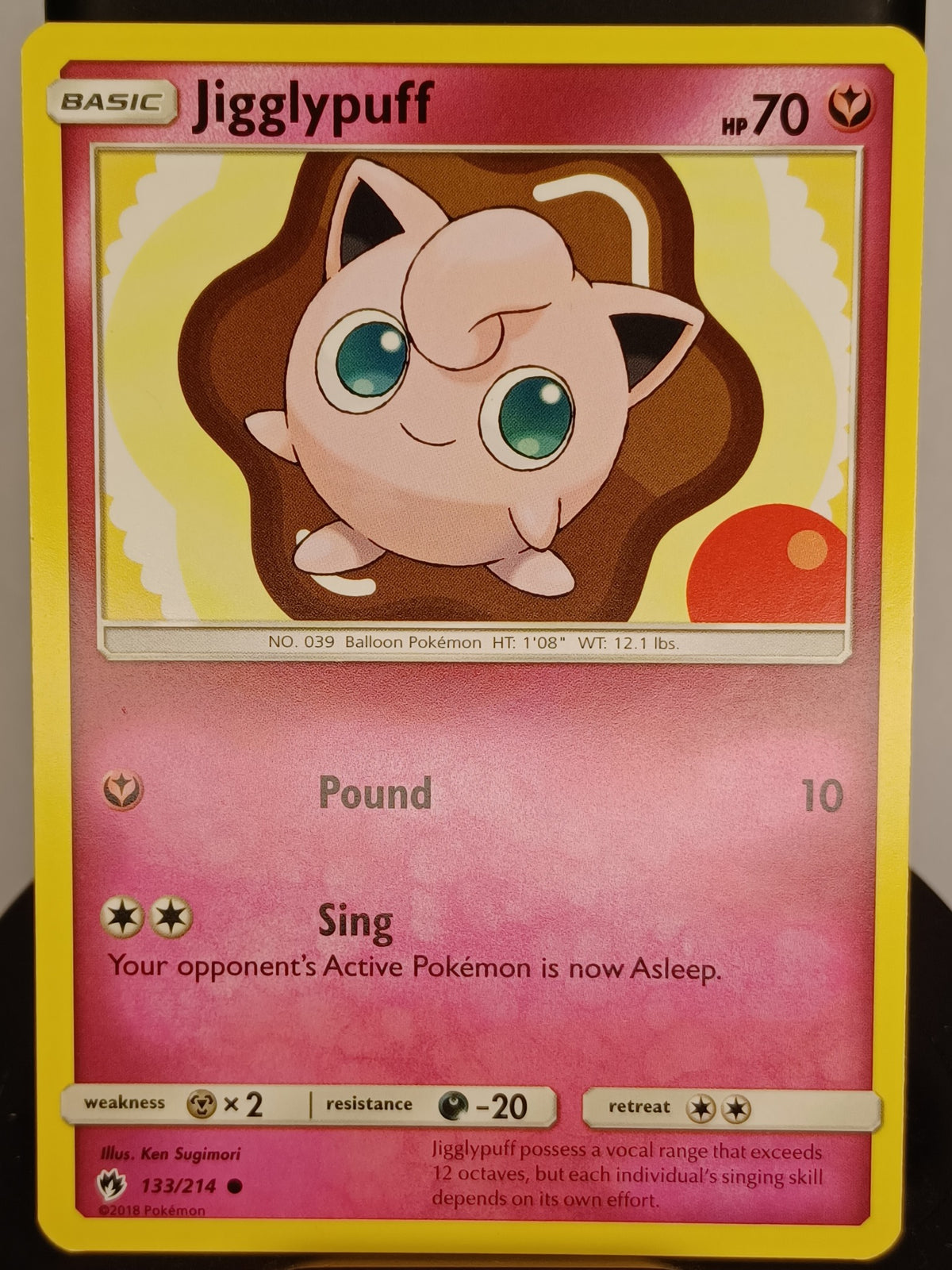 Jigglypuff #133/214 SM - Lost Thunder