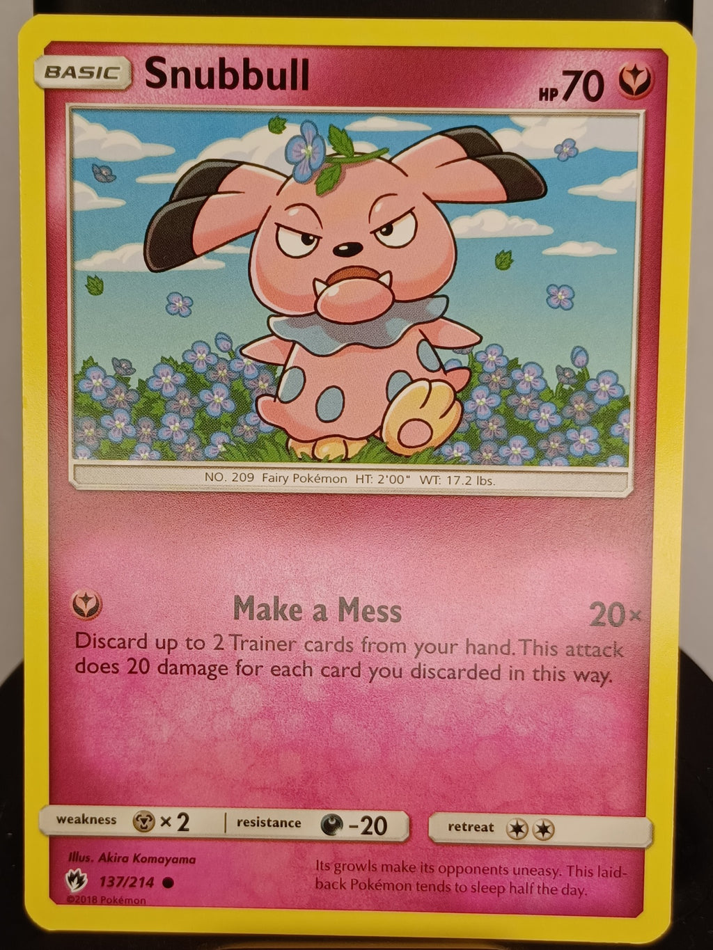 Snubbull #137/214 SM - Lost Thunder