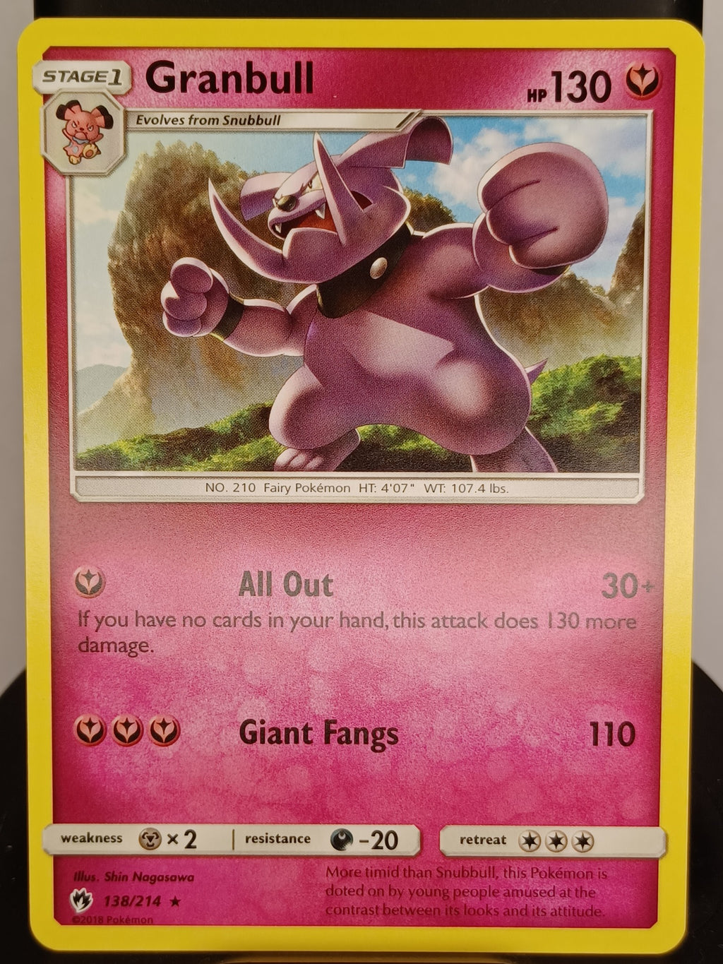 Granbull #138/214 SM - Lost Thunder