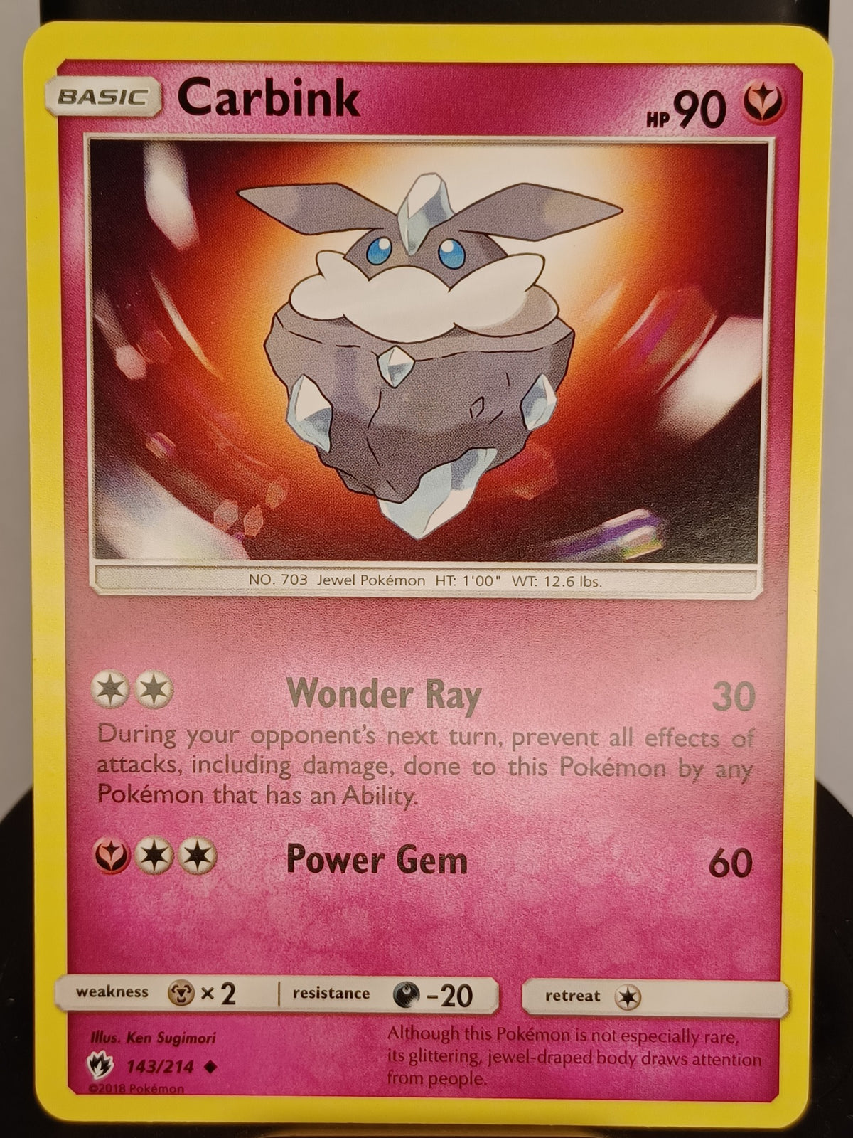 Carbink (143) #143/214 SM - Lost Thunder