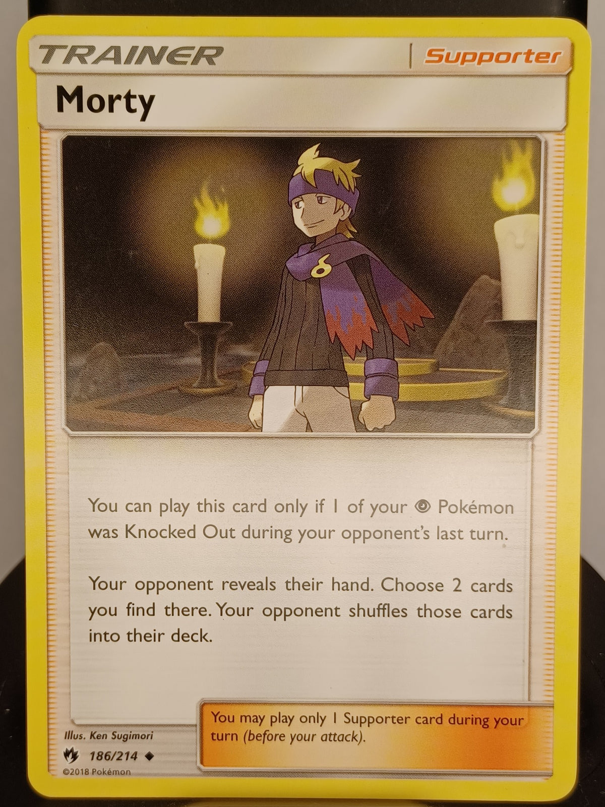 Morty #186/214 SM - Lost Thunder