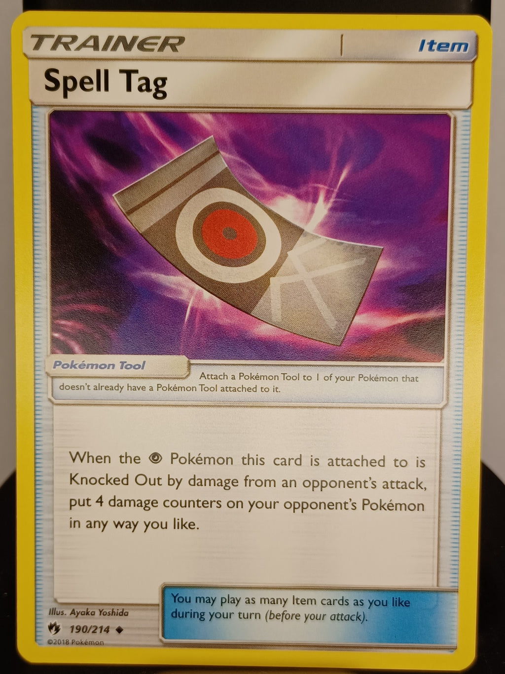 Spell Tag #190/214 SM - Lost Thunder