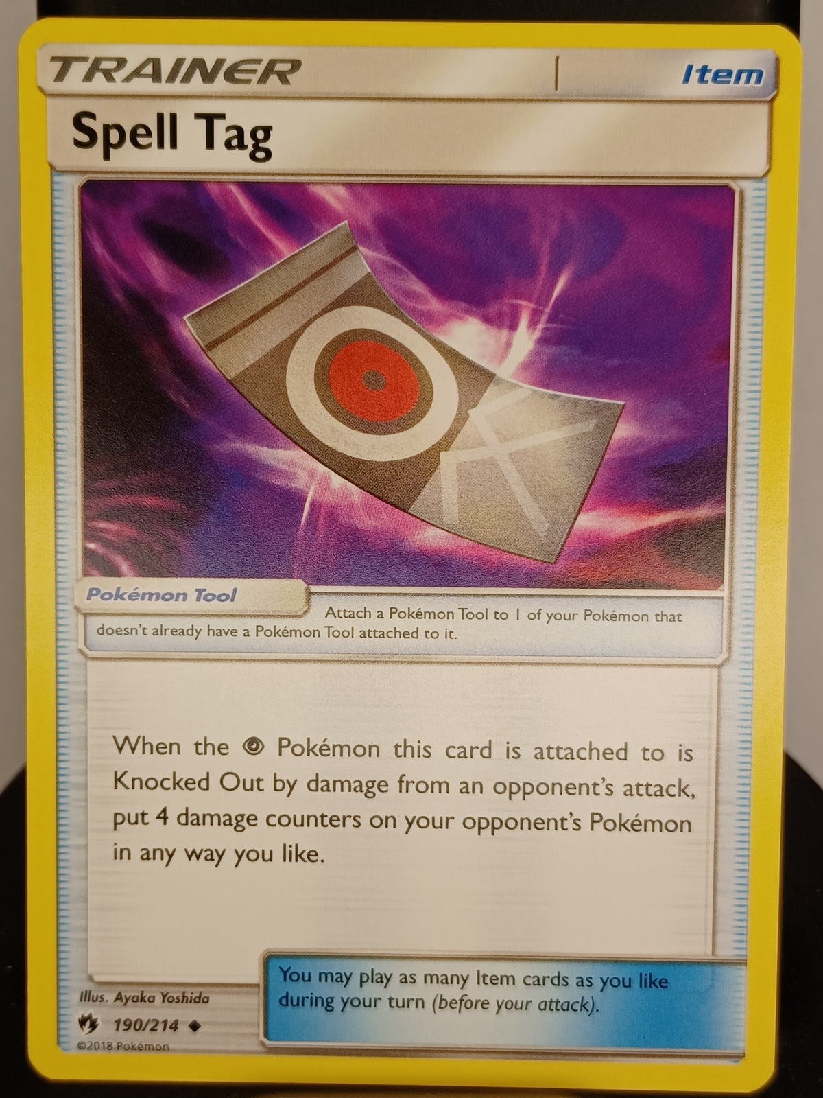 Spell Tag #190/214 SM - Lost Thunder
