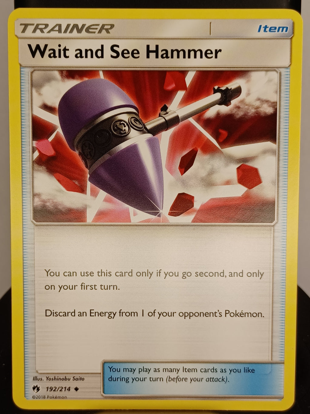 Wait and See Hammer #192/214 SM - Lost Thunder