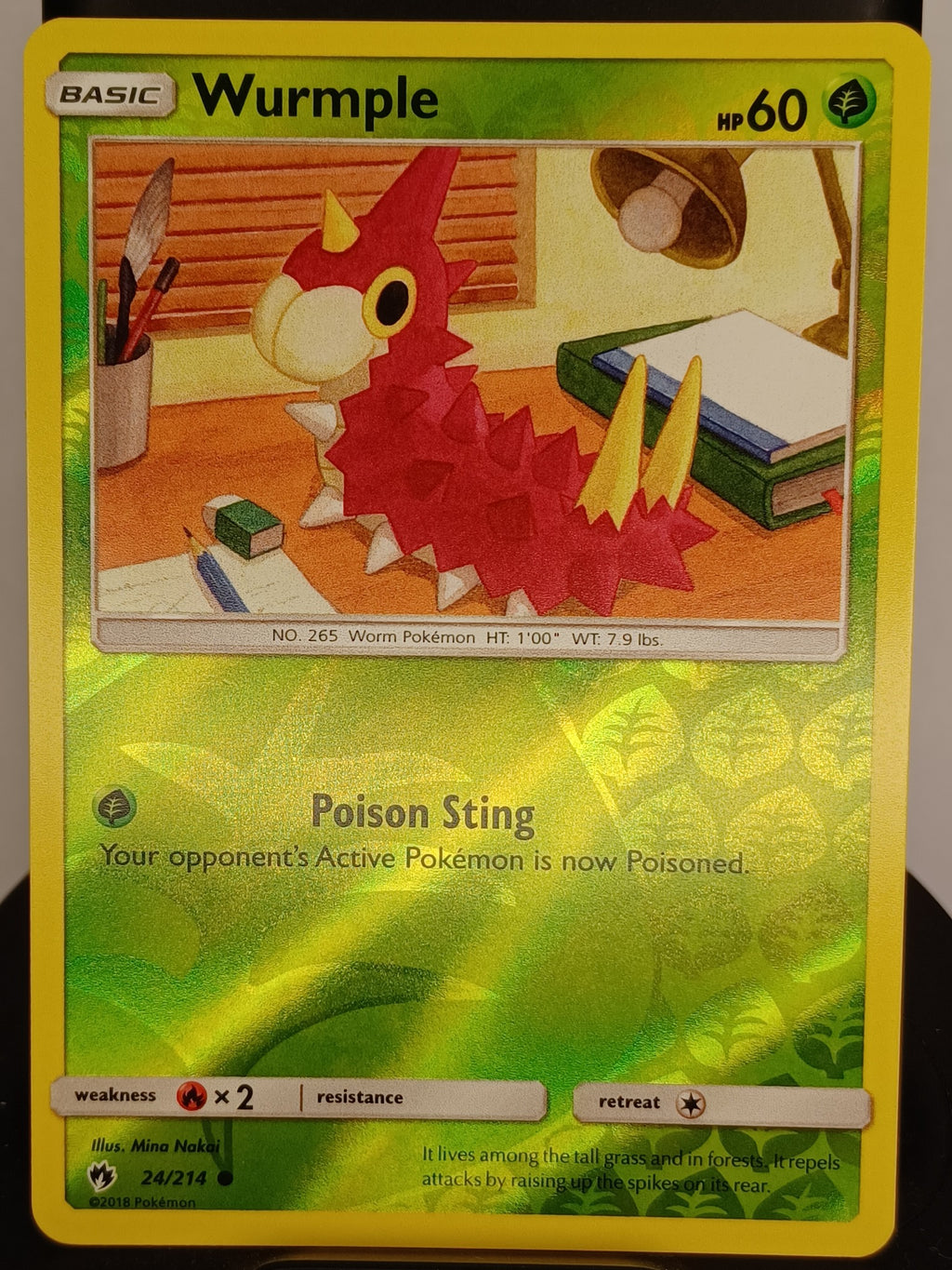 Wurmple (24) #24/214 SM - Lost Thunder