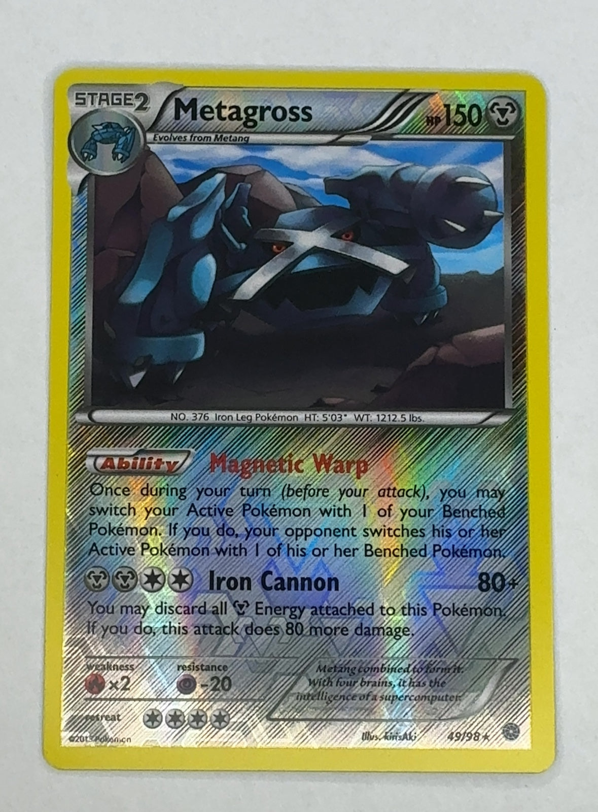 Metagross - 49/98 (XY Ancient Origins) | Near Mint / English / Holofoil