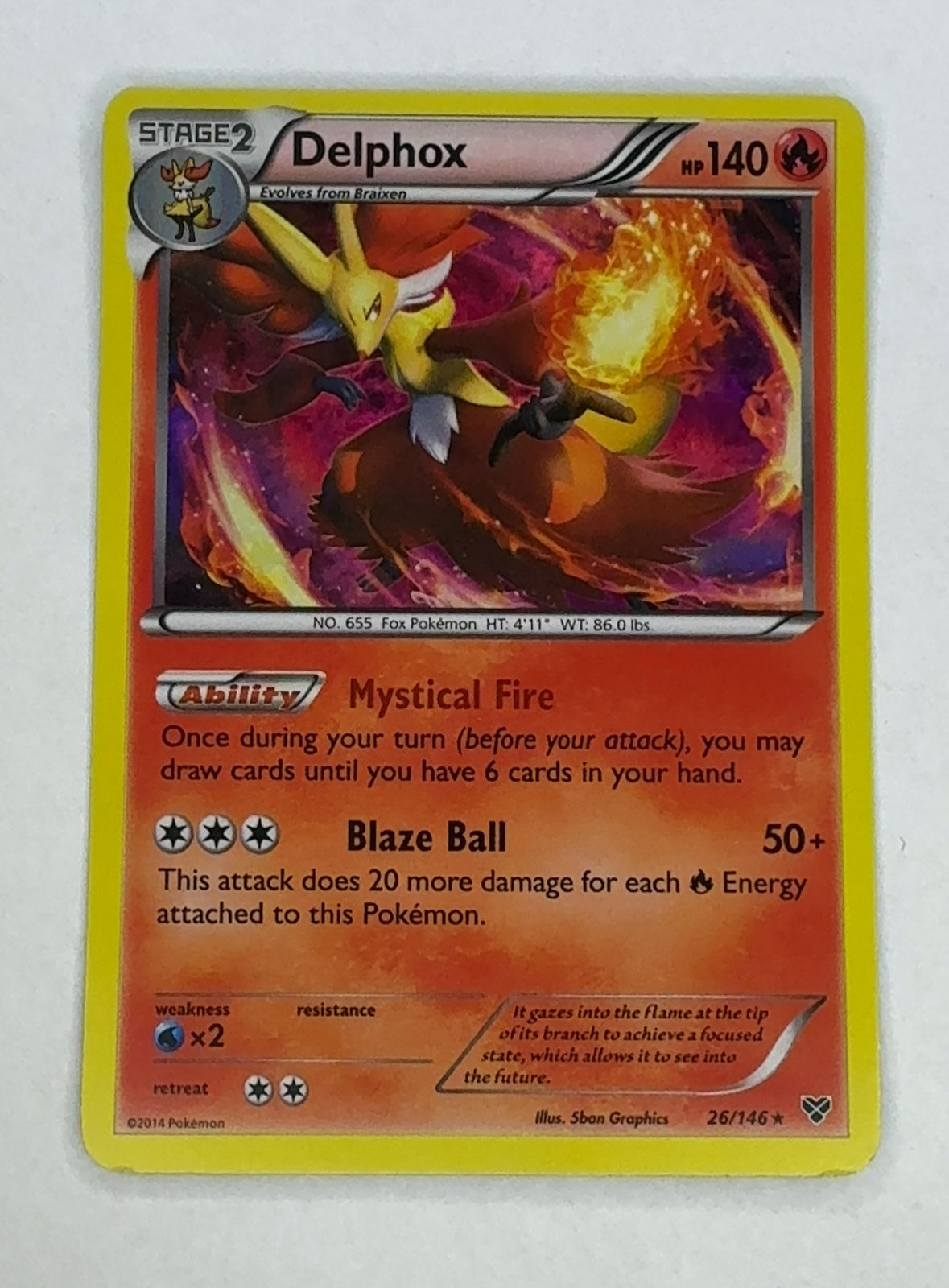 Delphox | Near Mint / English / Holofoil
