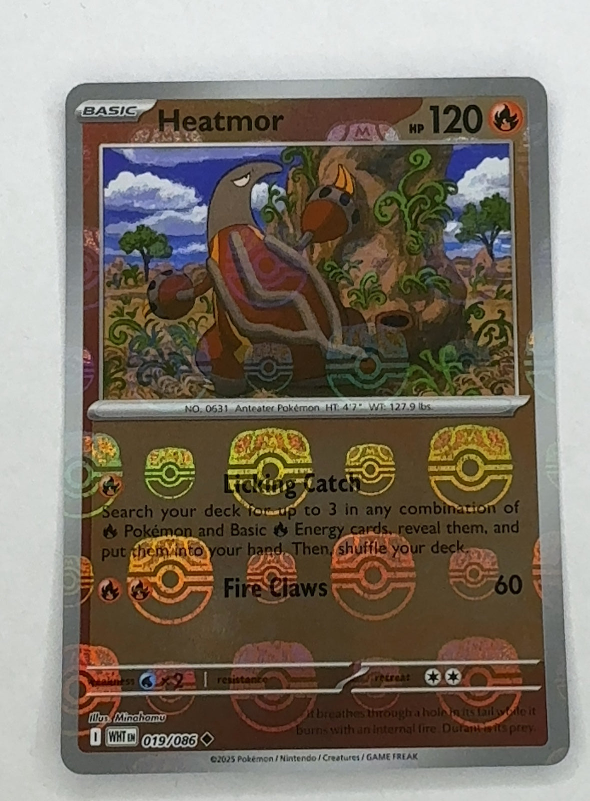 Heatmor (Master Ball Pattern) | Near Mint / English / Holofoil